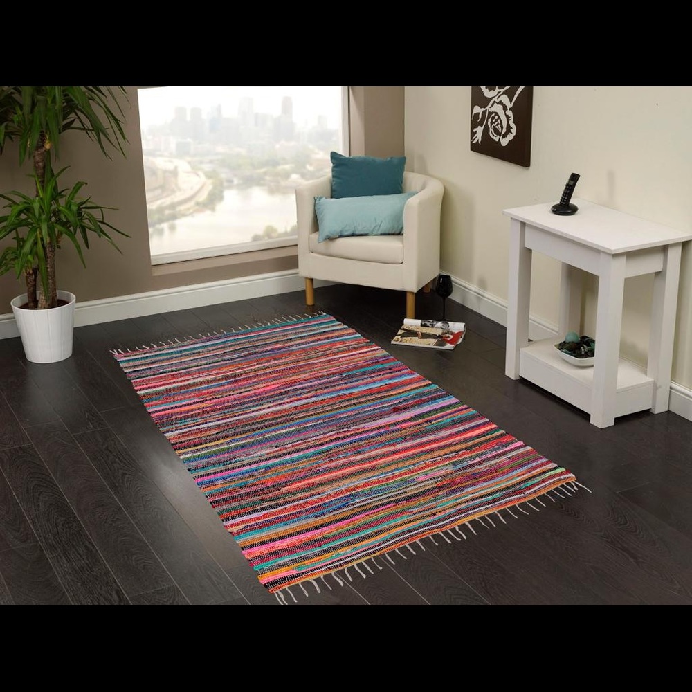 Brand New 5’x8’ recycled cotton rug